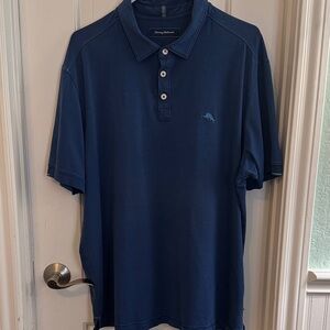 Tommy Bahama Men's Deep Blue Polo Shirt